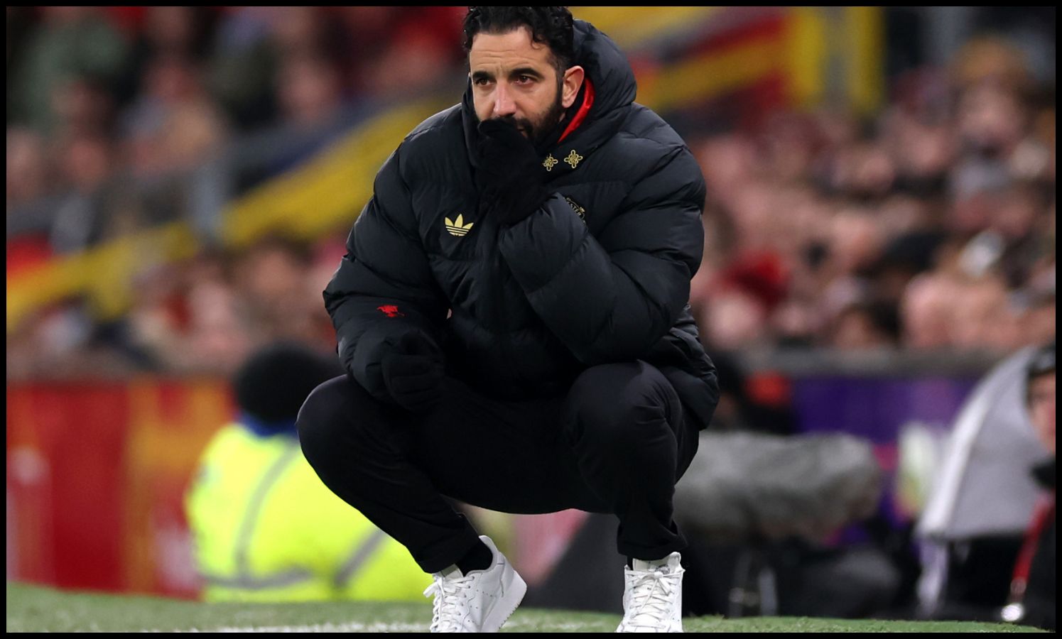 Ruben Amorim on the sidelines