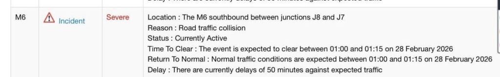 Wolves win! But I’m sleeping on the M6 tonight with all the Villa fans ….