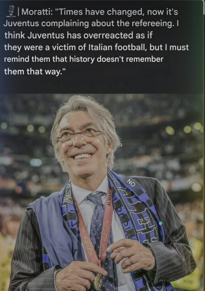 Real Example of President of a club of football. Massimo M.