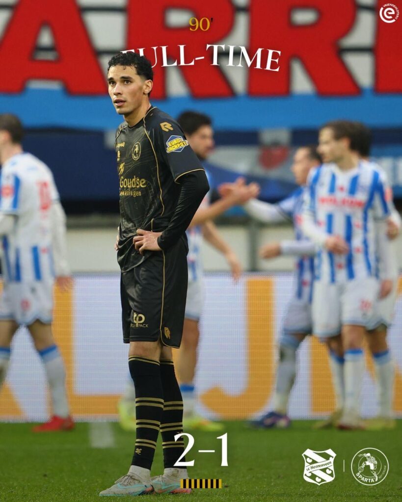 Heerenveen wint terecht. 2-1