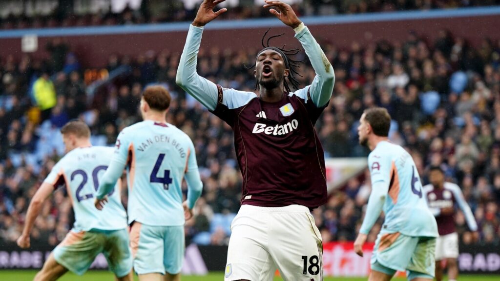 Aston Villa 0-1 Brentford: 10-man Bees stun sloppy Villa