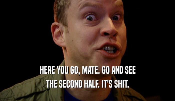 Me to a randomer in Wolverhampton when we’re 3-0 down at the half