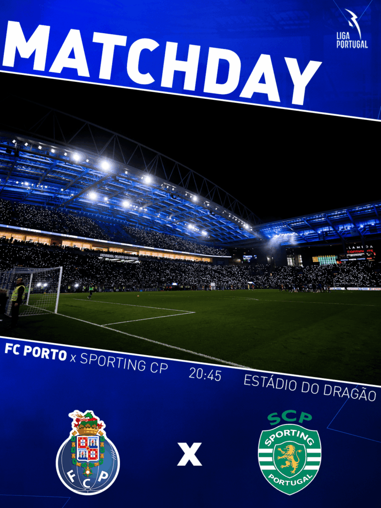 É HOJE! DIA DE CLÁSSICO DECISIVO NO DRAGÃO!! Como estão esses corações para hoje, Famiglia Portista?! 💙🤍🐉