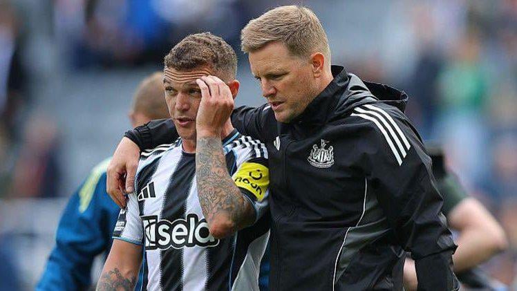 Kieran Trippier has just called out the social media comments asking for 'Howe out' after Brentford. "You see all the stuff on social media, which he really does not deserve. "We are fully behind him. We are fully playing for him. So this one is for him as well."