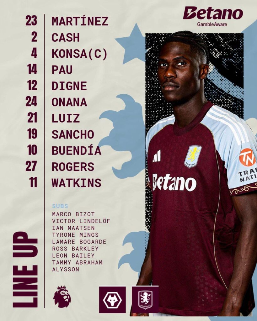 Pau and Digne start against Wolves