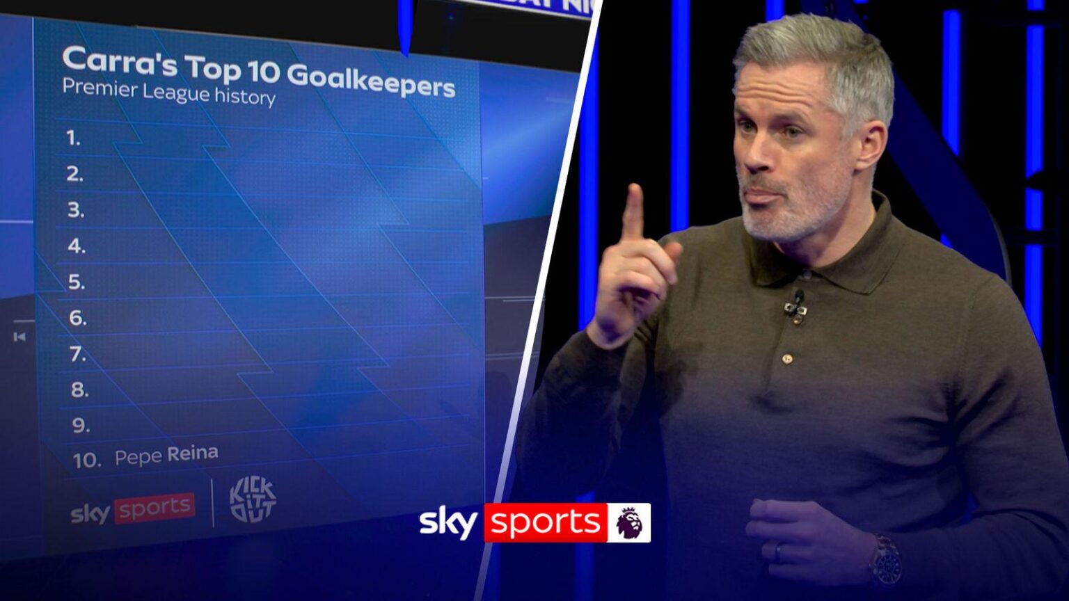 Jamie Carragher picks his top ten Premier League goalkeepers of all time!