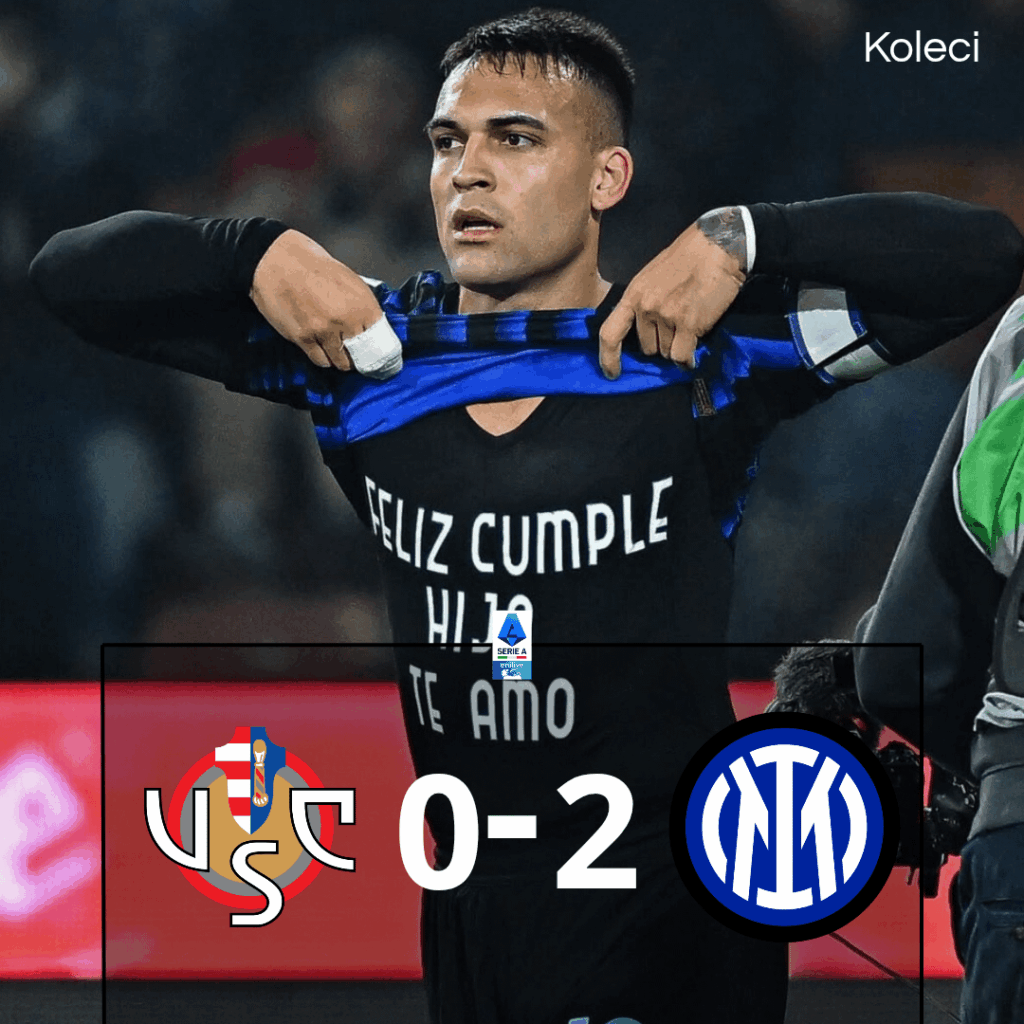 🔥 Inter win comfortably against Cremonese!