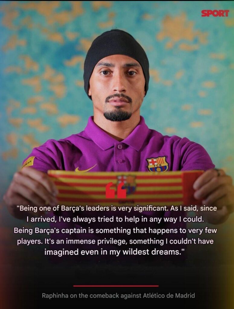 Raphinha en el Barça Live youtube: