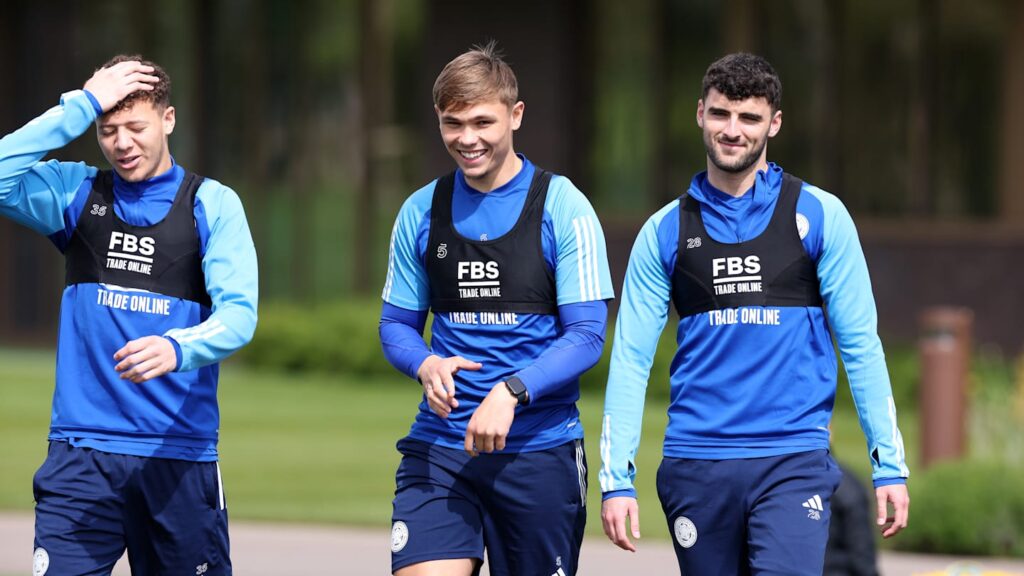 Leicester City Training Session and press conference