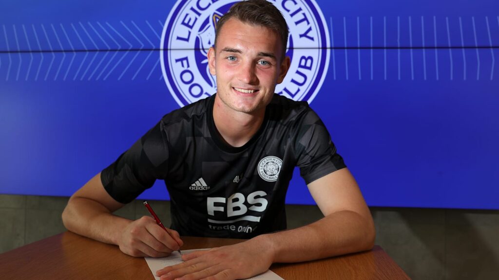 Jakub Stolarczyk  of Leicester City signs a new contract at Leicester City