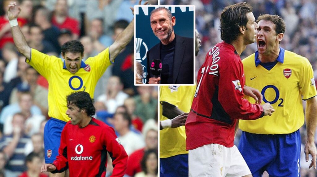 Arsenal icon apologises 'to every striker I played against' after infamous Man Utd fight