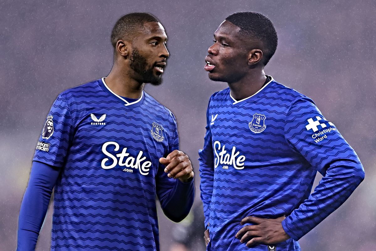 Everton strikers Beto and Thierno Barry