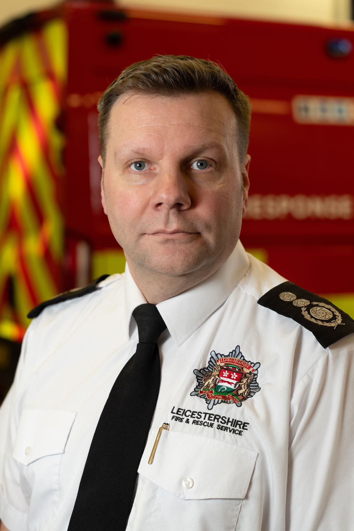 Chief fire officer Callum Faint