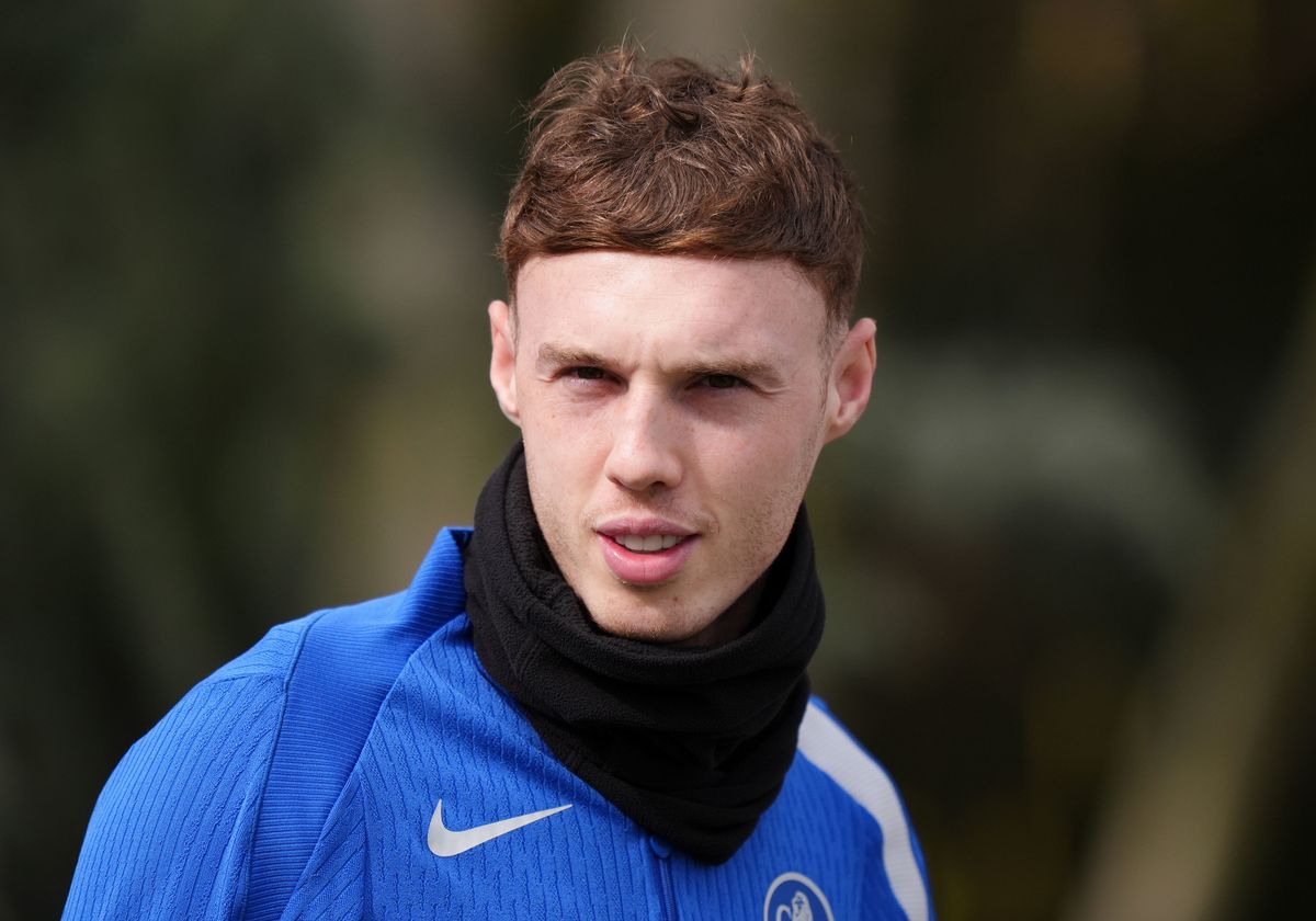 Cole Palmer in Chelsea training
