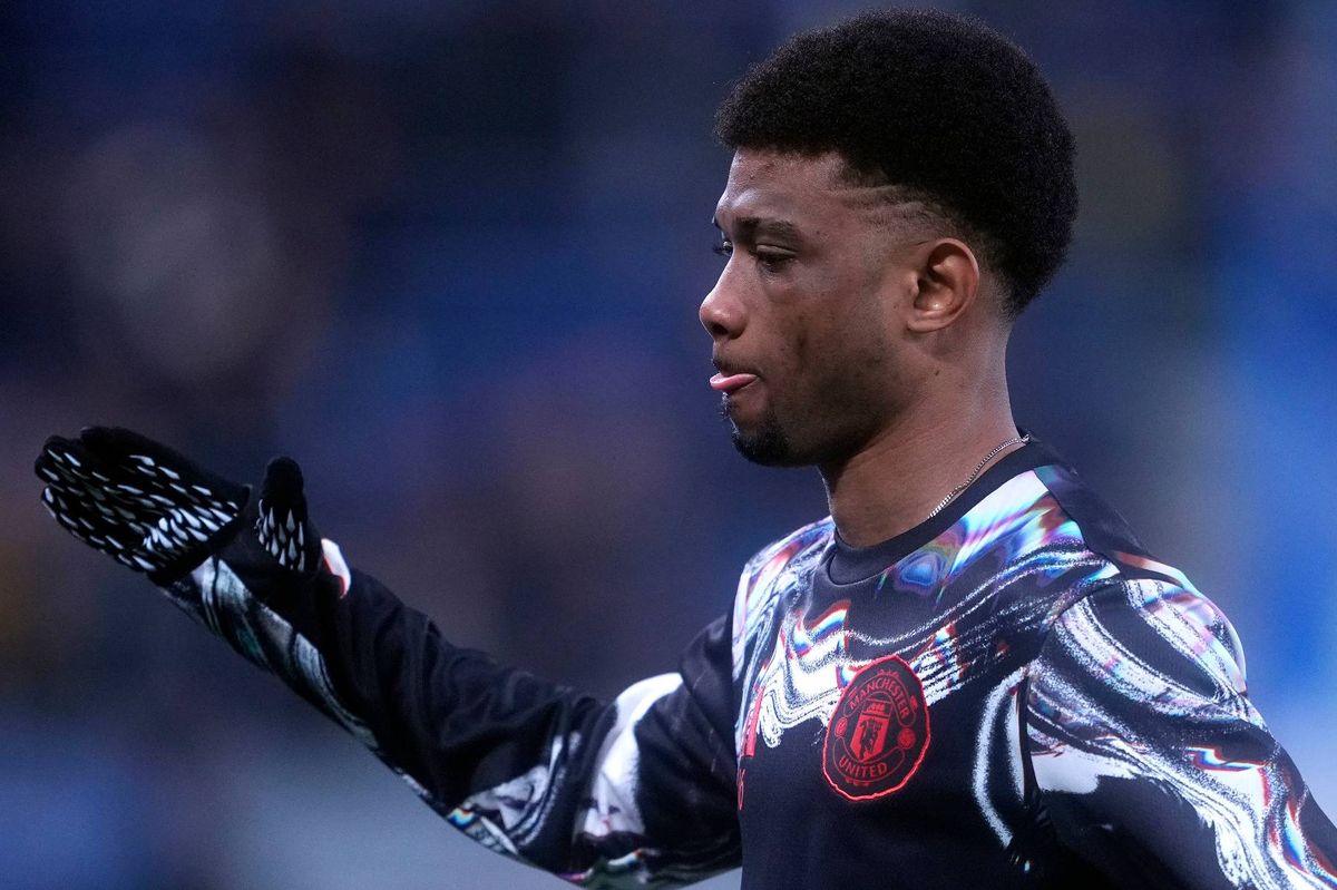 Manchester United's Amad Diallo