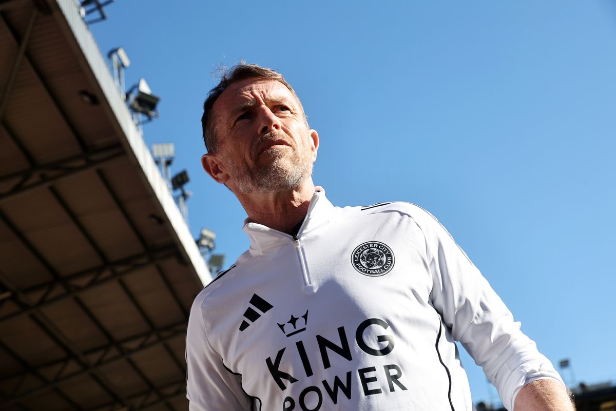 Gary Rowett before Leicester City's 0-0 draw with Watford
