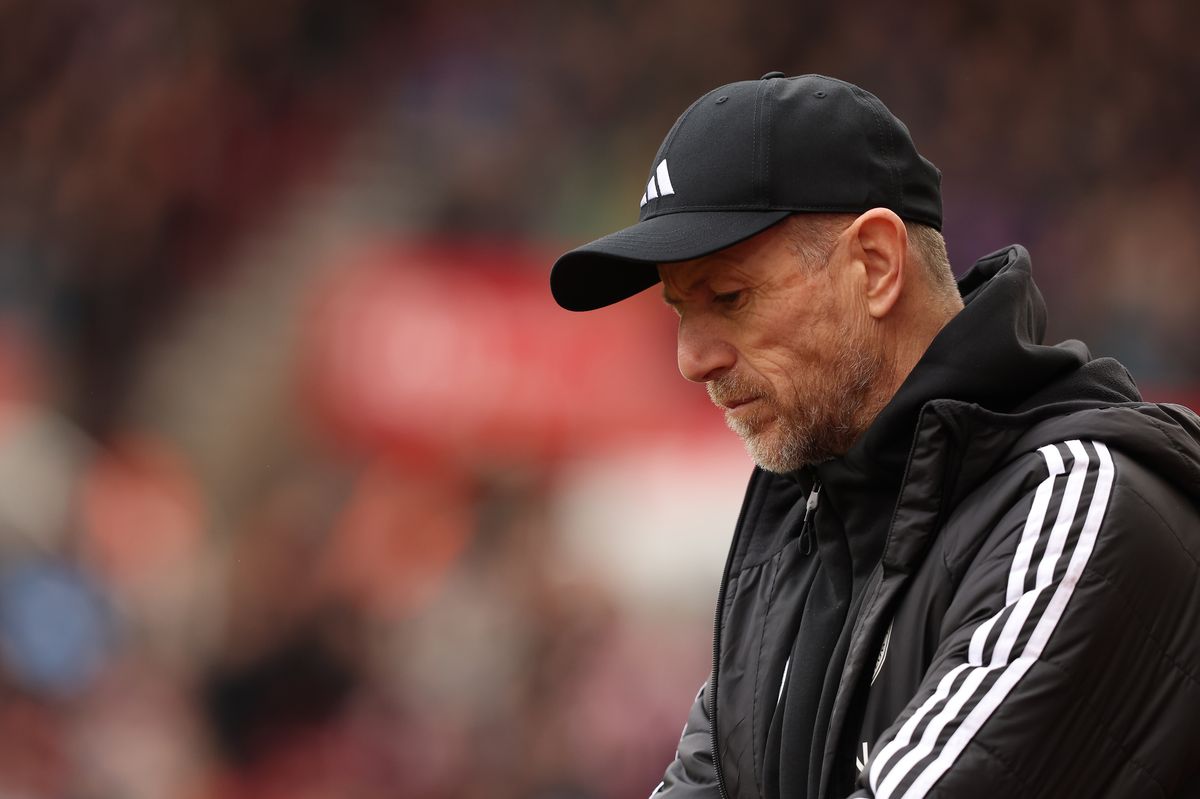 Gary Rowett during Leicester City's 2-2 draw with Stoke