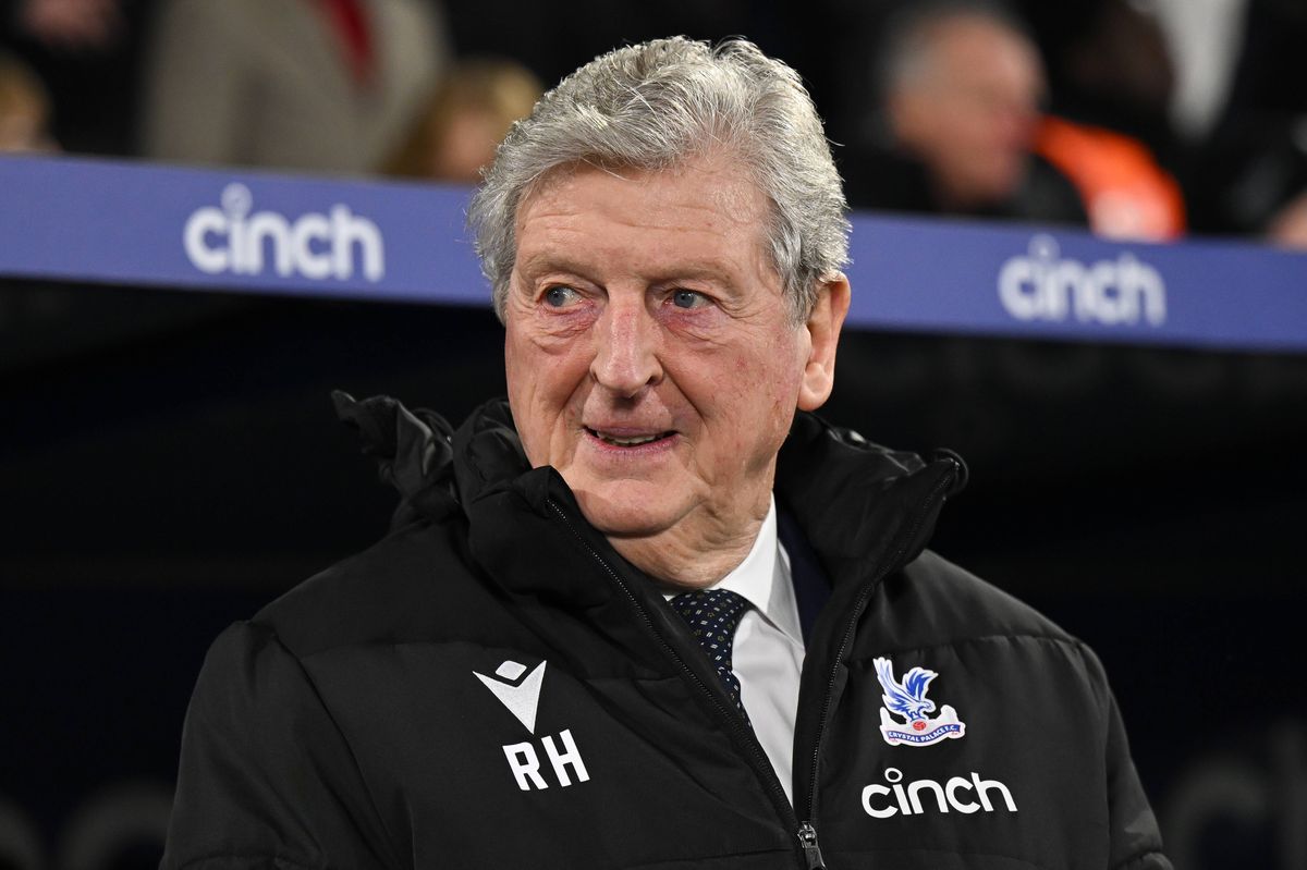 Crystal Palace manager Roy Hodgson looks on ahead of  the Premier League match between Crystal Palace and Chelsea FC at Selhurst Park