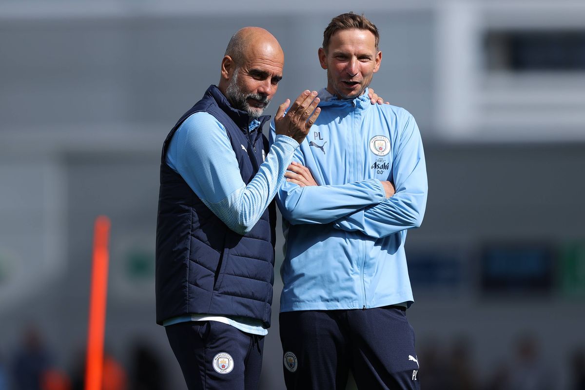 Pep Guardiola and Pep Lijnders