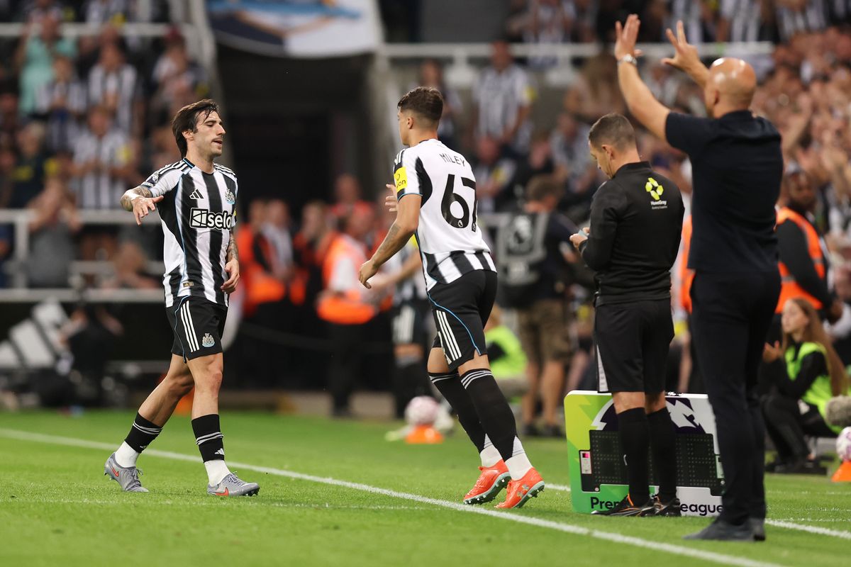 Lewis Miley is tipped for big things, but is competing for a role with Sandro Tonali, who has suitors in the market