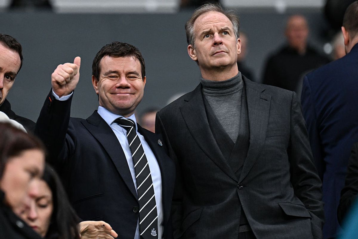 Newcastle United sporting director Ross Wilson and CEO David Hopkinson