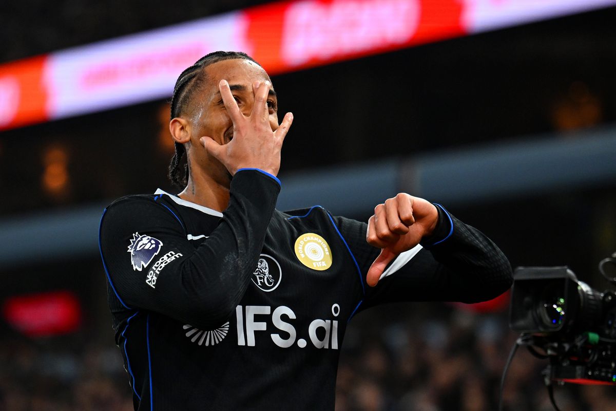 Joao Pedro celebrates