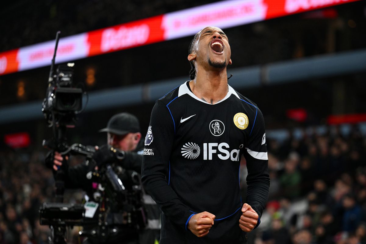 Joao Pedro celebrates