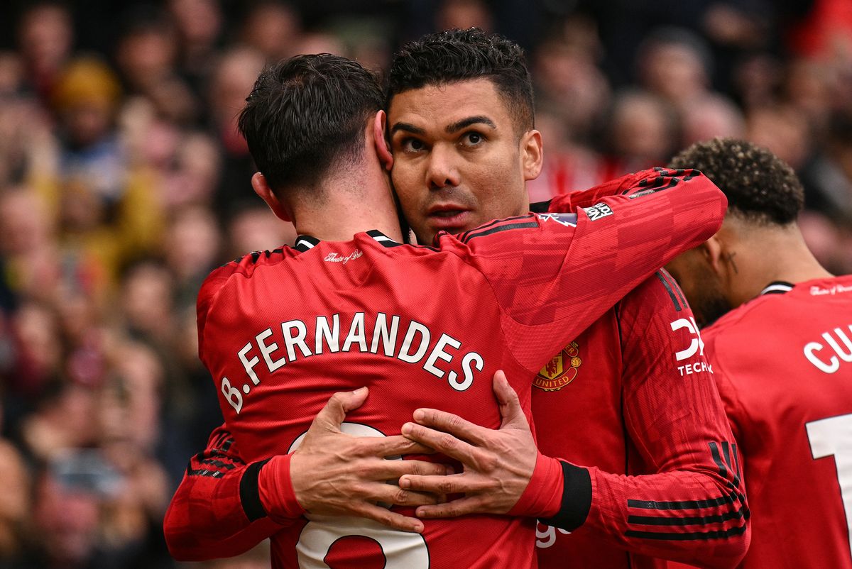 Bruno Fernandes and Casemiro