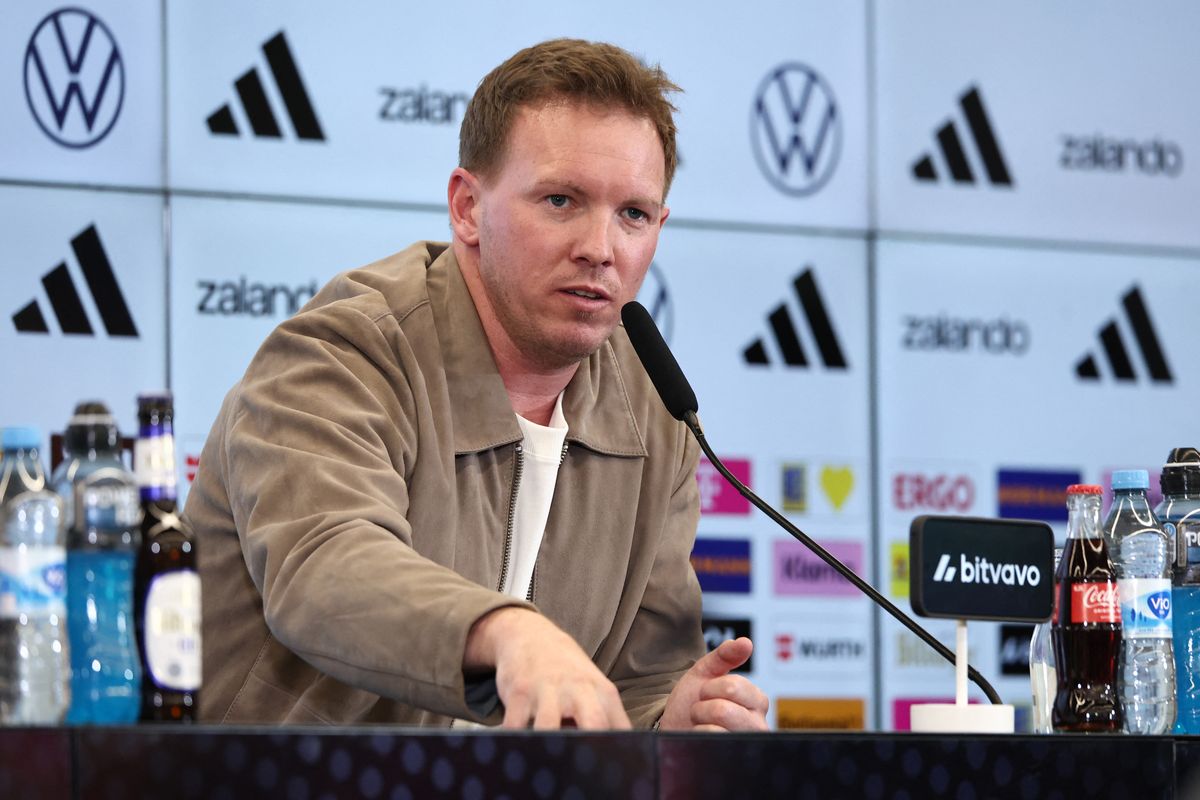 Germany's head coach Julian Nagelsmann addressed a press conference in Frankfurt on Thursday