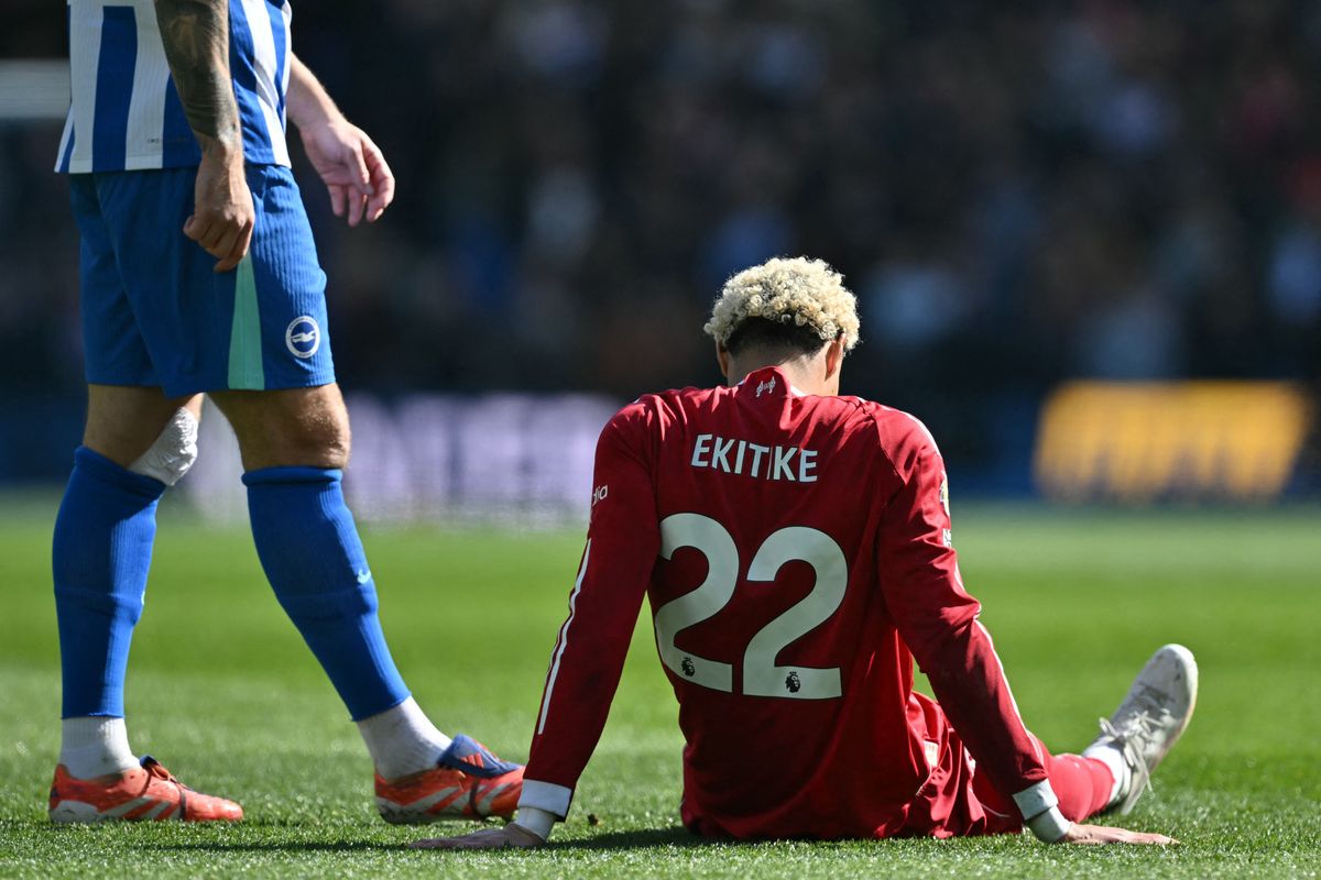 Ekitike suffered an injury in Liverpool's last game