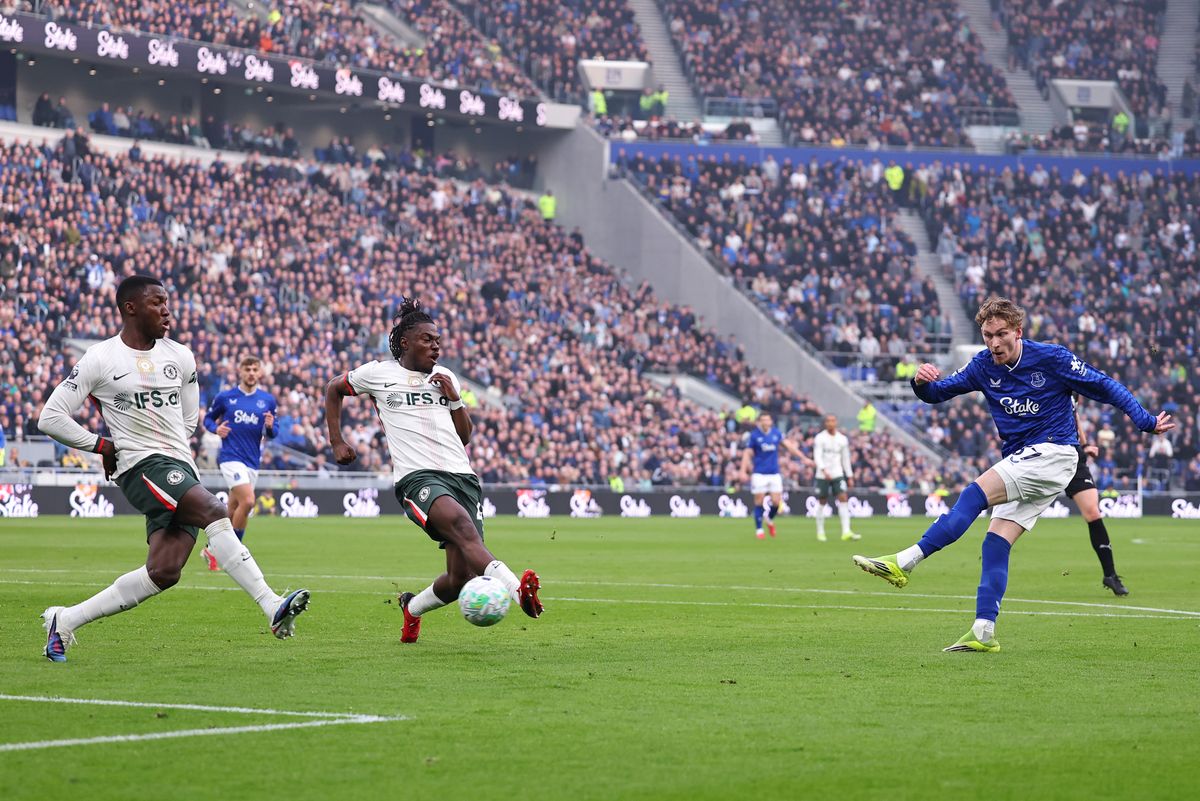 James Garner impressed as Everton beat Chelsea on Saturday night