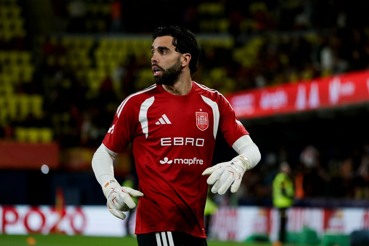 Spain and Arsenal goalkeeper David Raya