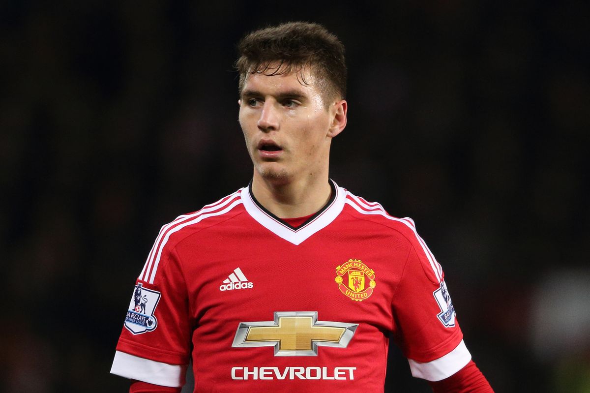 Guillermo Varela of Manchester United during the Barclays Premier League match between Manchester United and Watford at Old Trafford on March 02, 2016 in Manchester, England. 