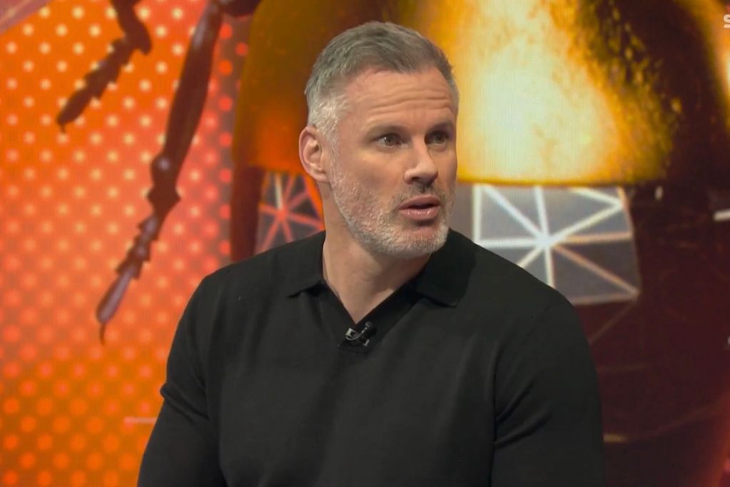Jamie Carragher speaking on Sky Sports' Monday Night Football