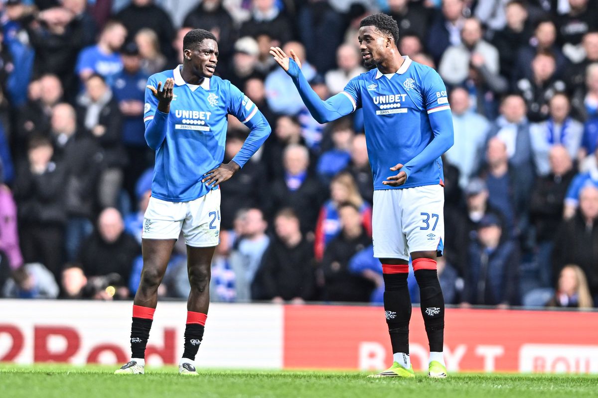 Rangers centre-backs Nasser Djiga and Emmanuel Fernandez