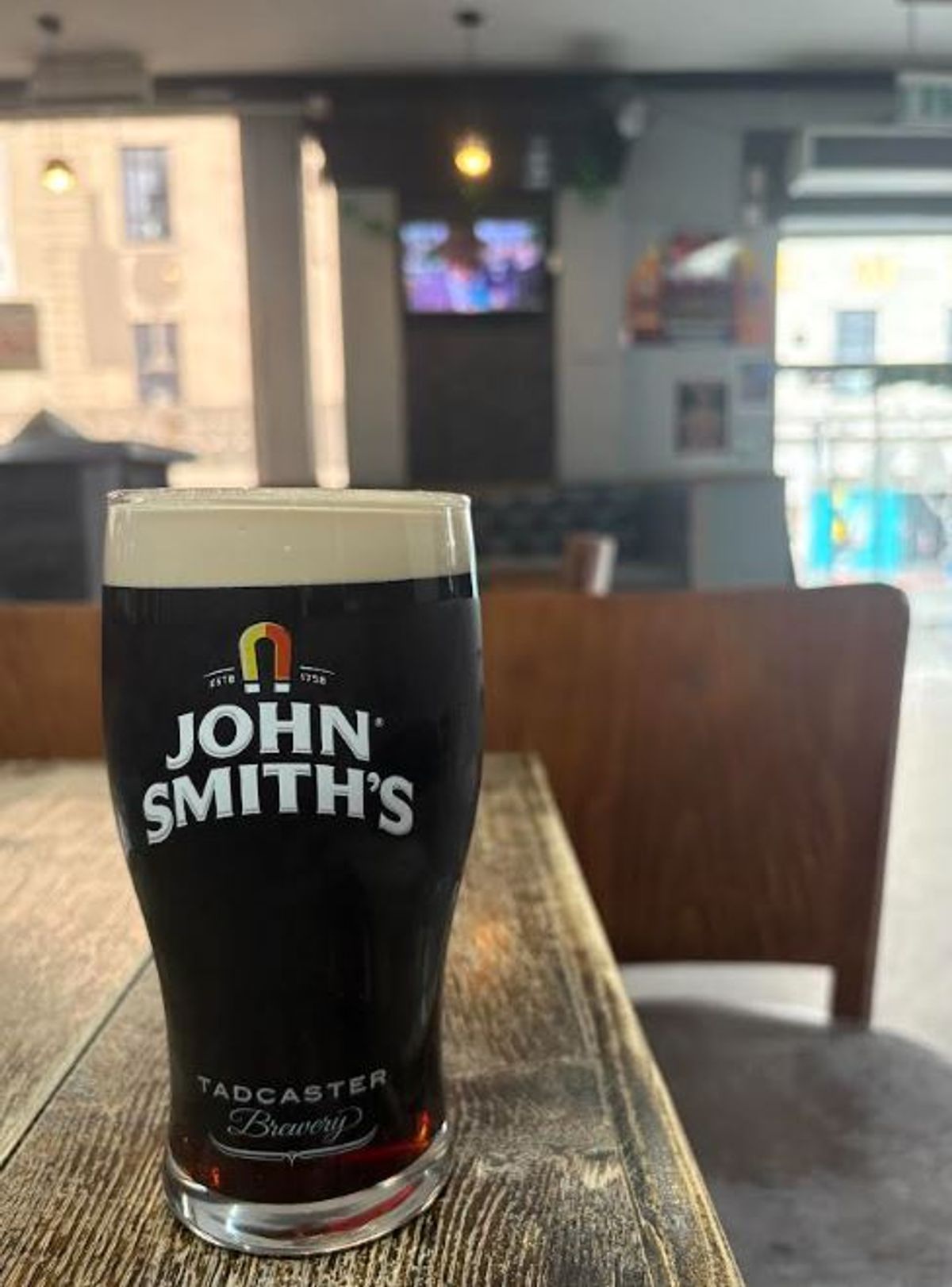 A pint of Guinness in Ava's Bar