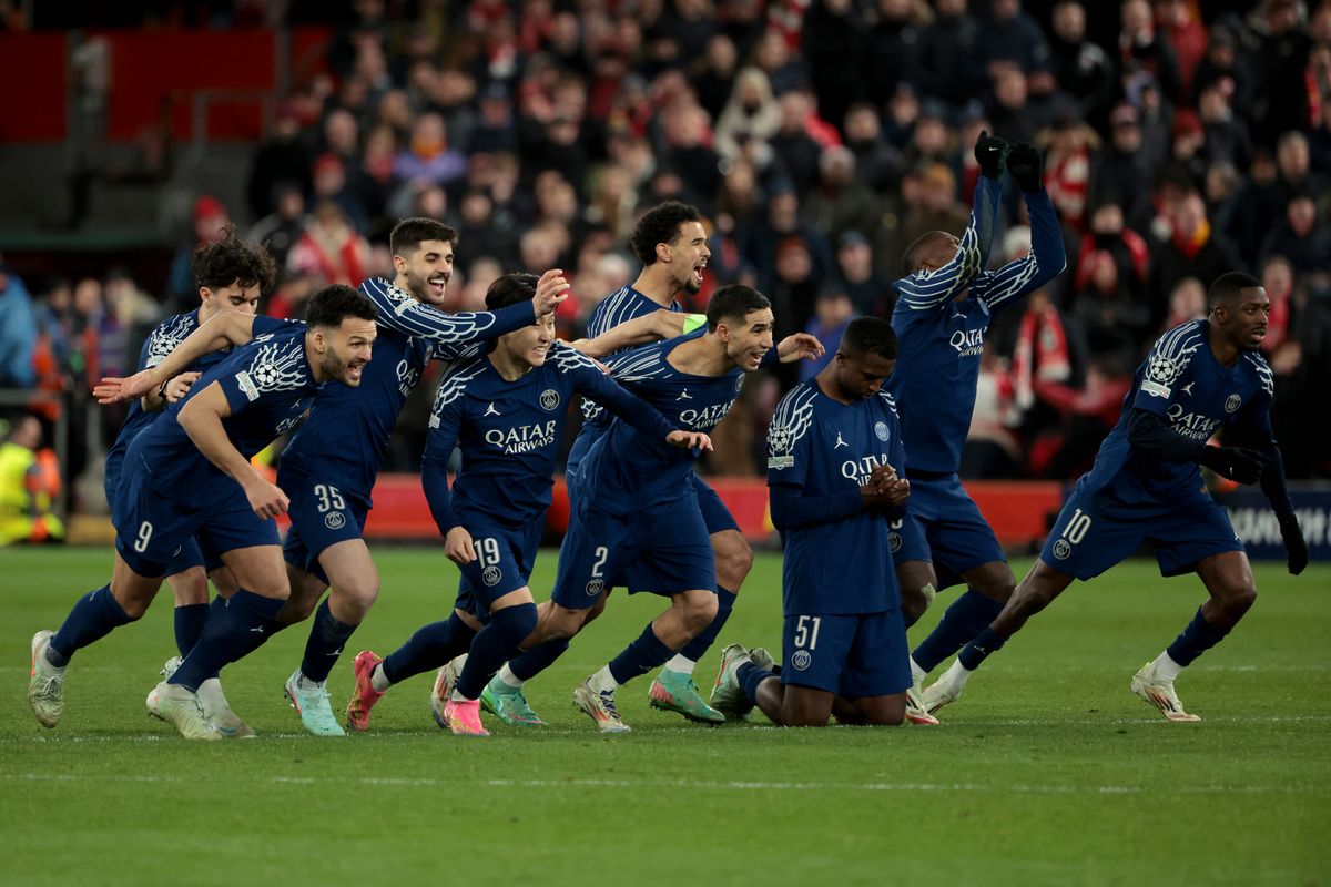 Paris Saint-Germain beat Liverpool on penalties in the Champions League round of 16