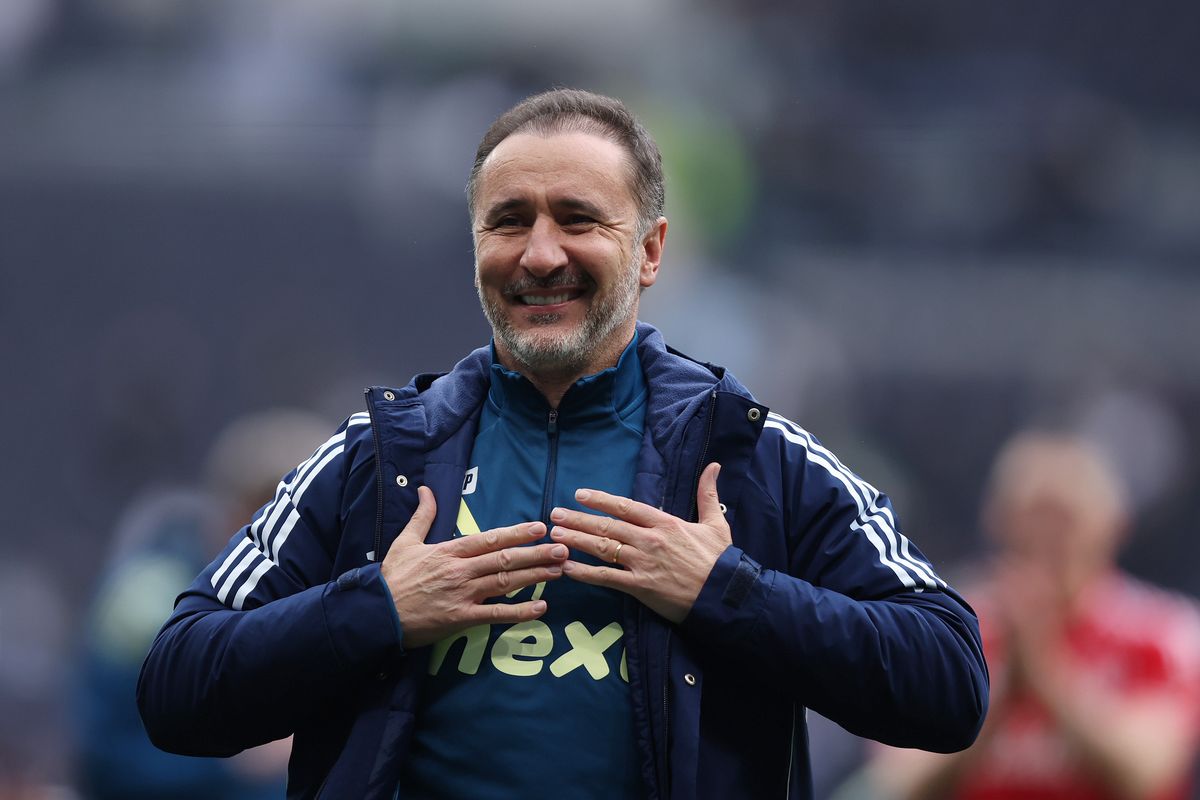 Nottingham Forest head coach Vitor Pereira after victory over Tottenham Hostpur