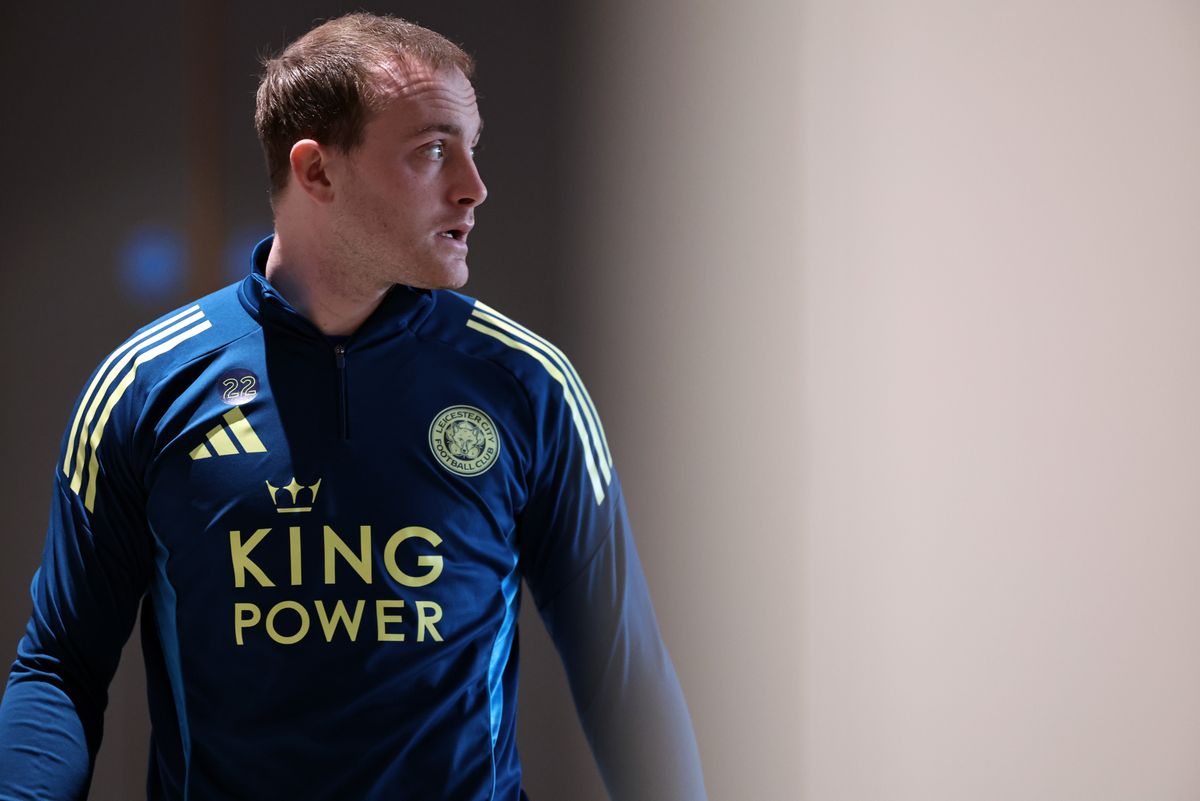 Oliver Skipp at Leicester City's Seagrave training base