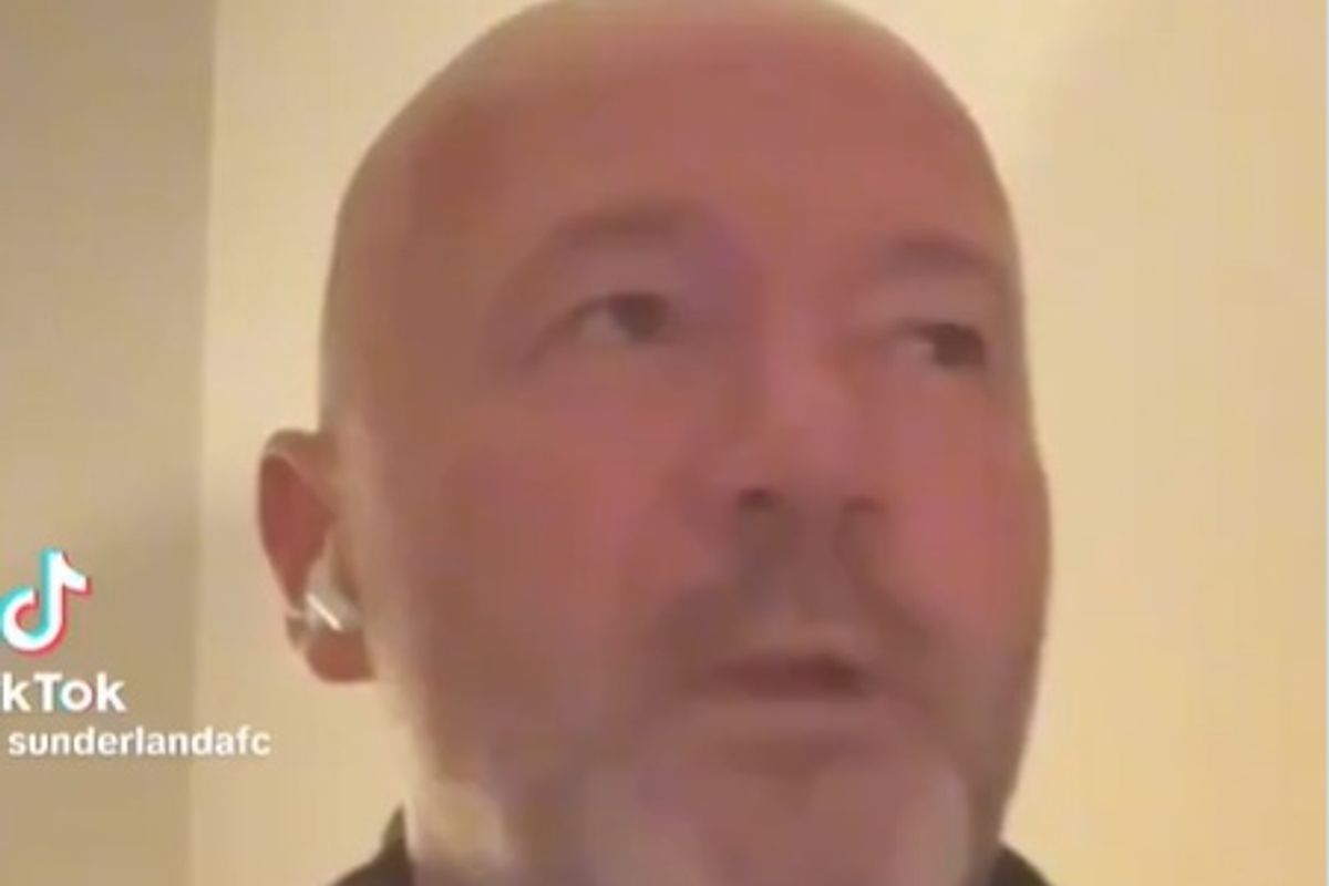 Sunderland's TikTok post 