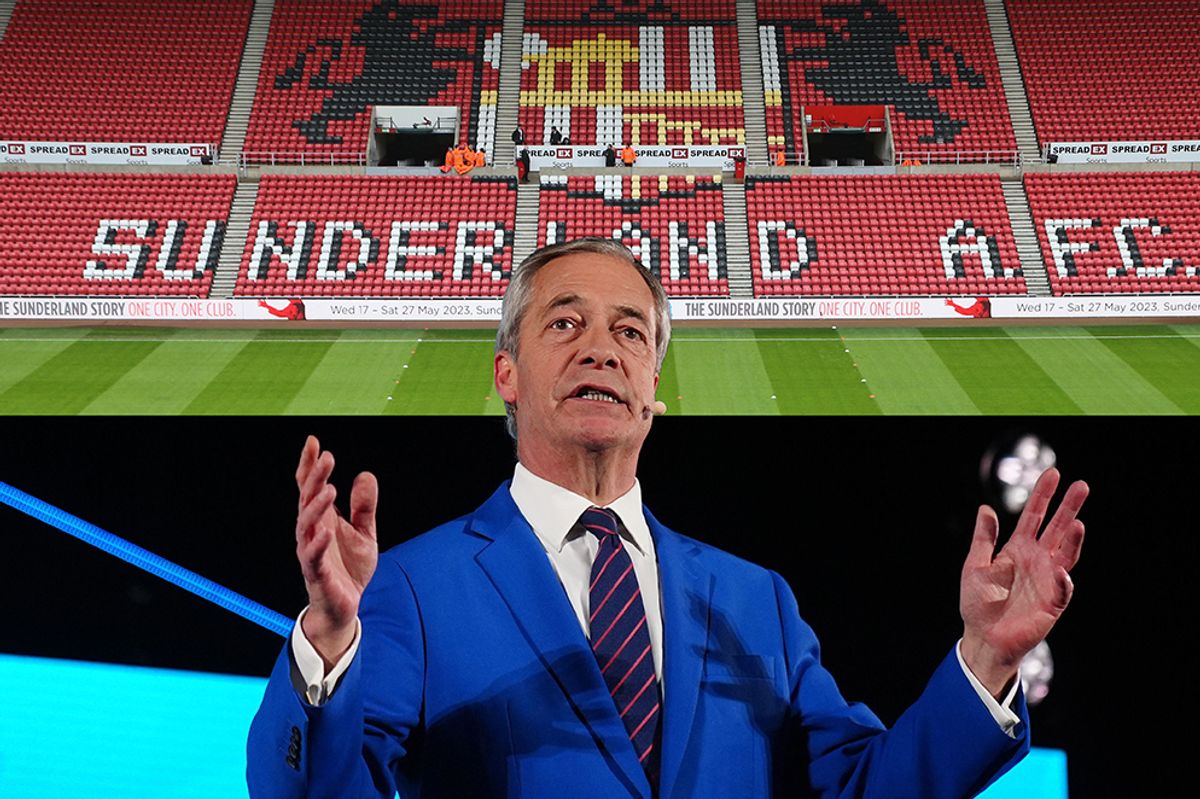 Nigel Farage and Sunderland's Stadium of Light