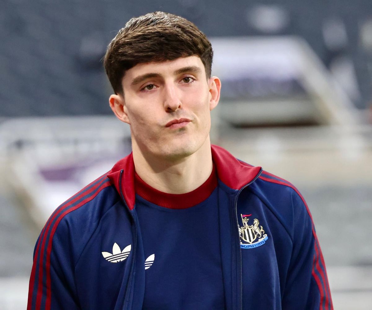 Newcastle United defender Tino Livramento arrives ahead of the FA Cup fifth round clash vs Man City