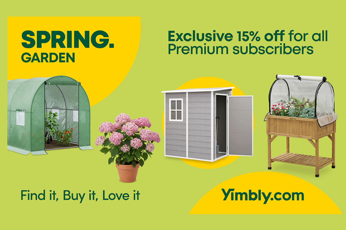 Get 15% off your next garden haul with Yimbly