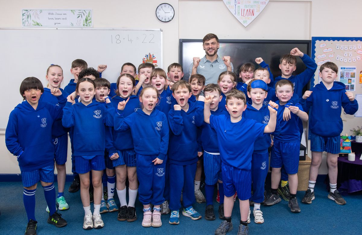 Kiernan Dewsbury-Hall at Much Woolton Primary School for World Book Day