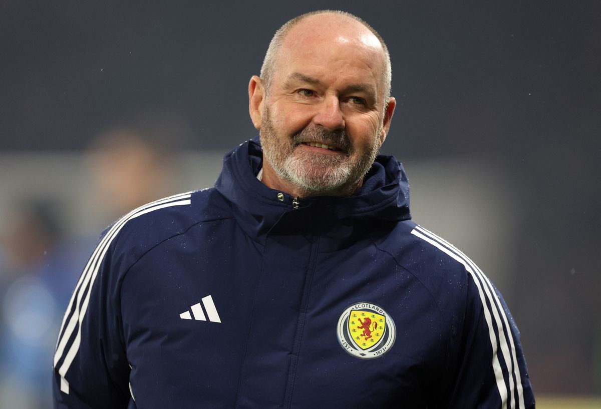 Scotland manager Steve Clarke is seen during the FIFA World Cup 2026 qualifier match 