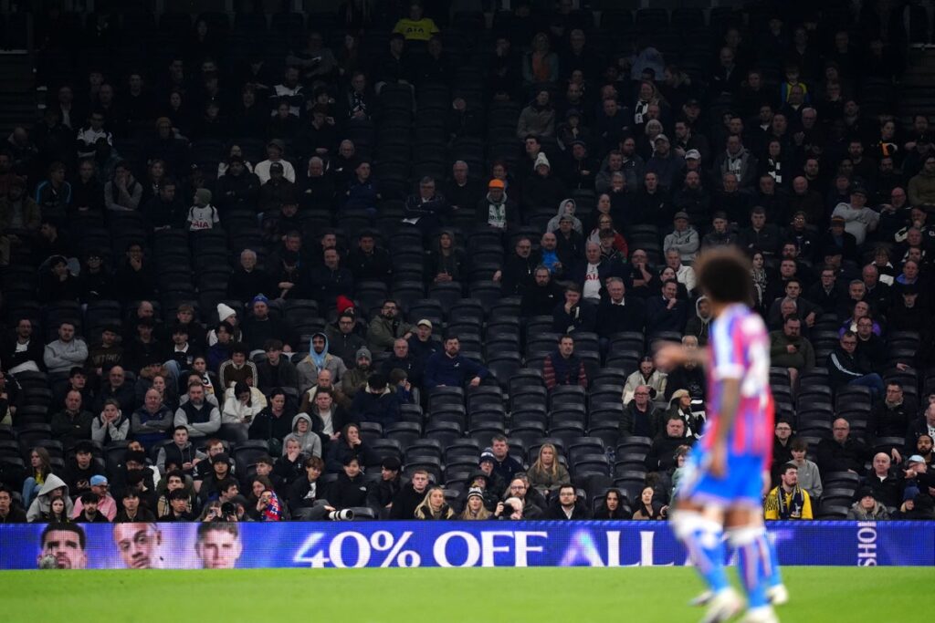 Tottenham extend season ticket deadline due to threat of relegation