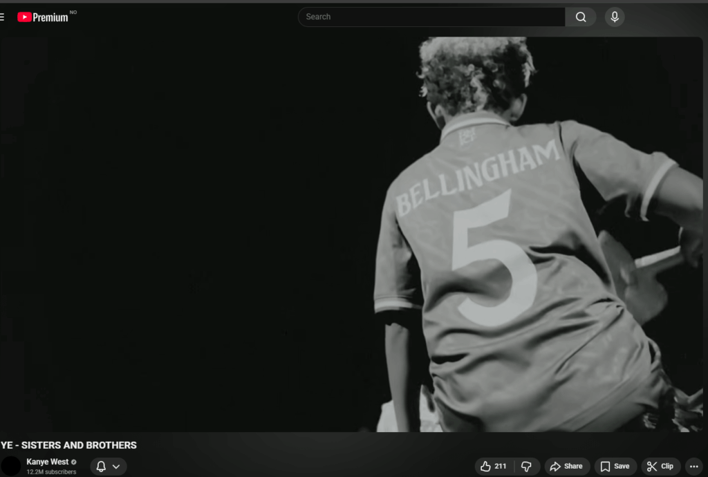 24/25 third kit used in new kanye west music video