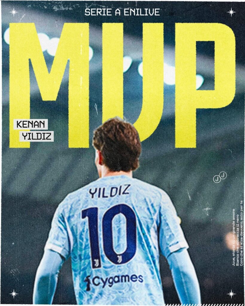Kenan è l'MVP di Udinese-Juventus 💪🌟