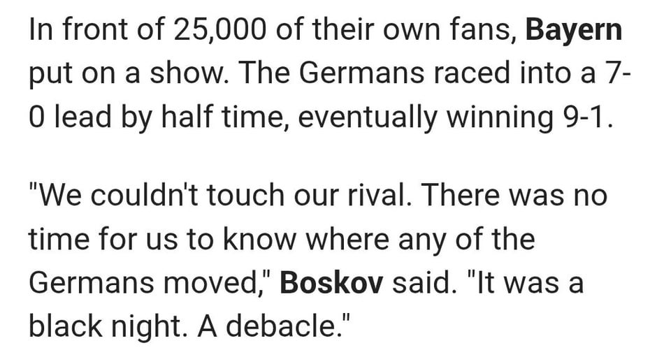 Bayern owns Madrid. Always remember.