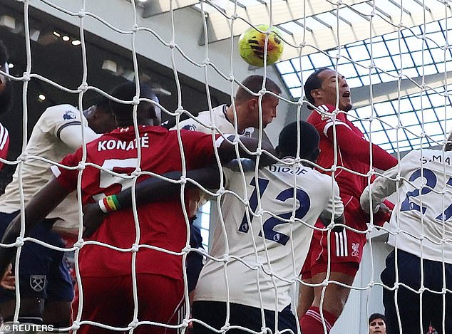 Van Dijk's header from a corner highlighted Liverpool's improved strength at set-pieces